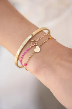 Bracelet Avec Cœur Et Perles