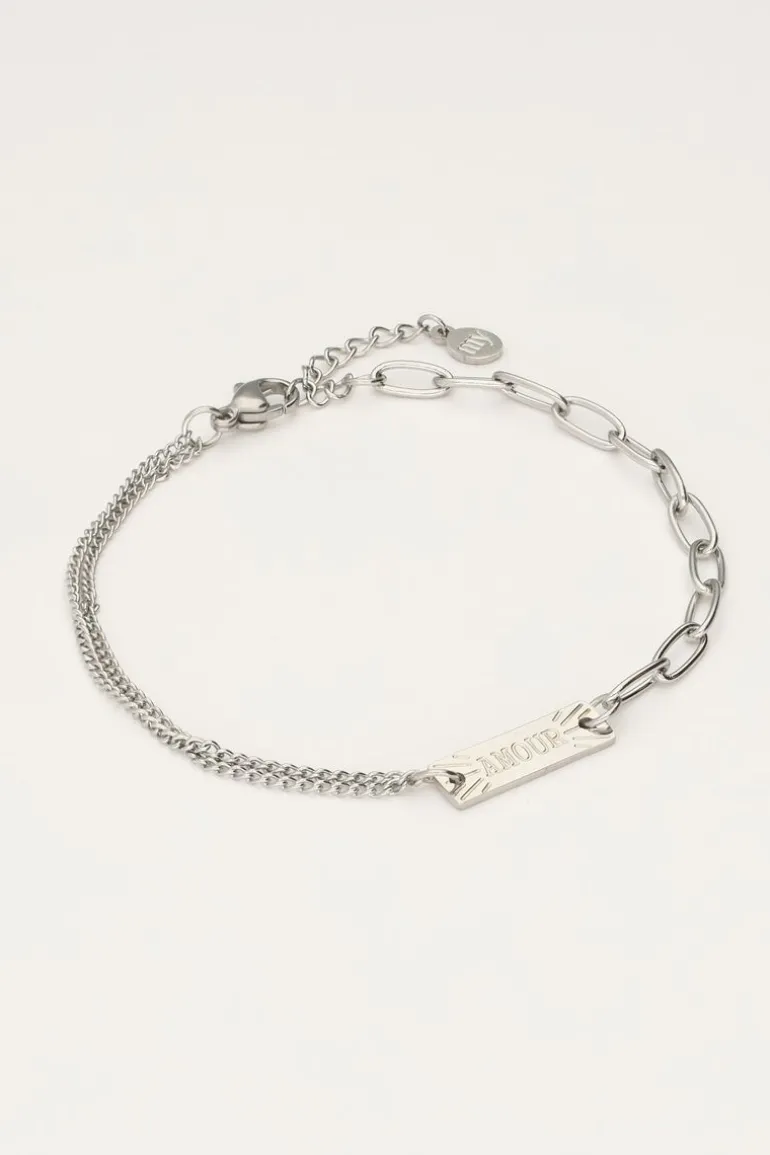 Bracelet Avec Différents Maillons Amour
