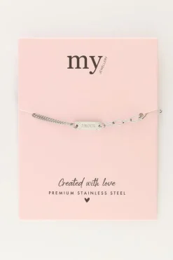 Bracelet Avec Différents Maillons Amour