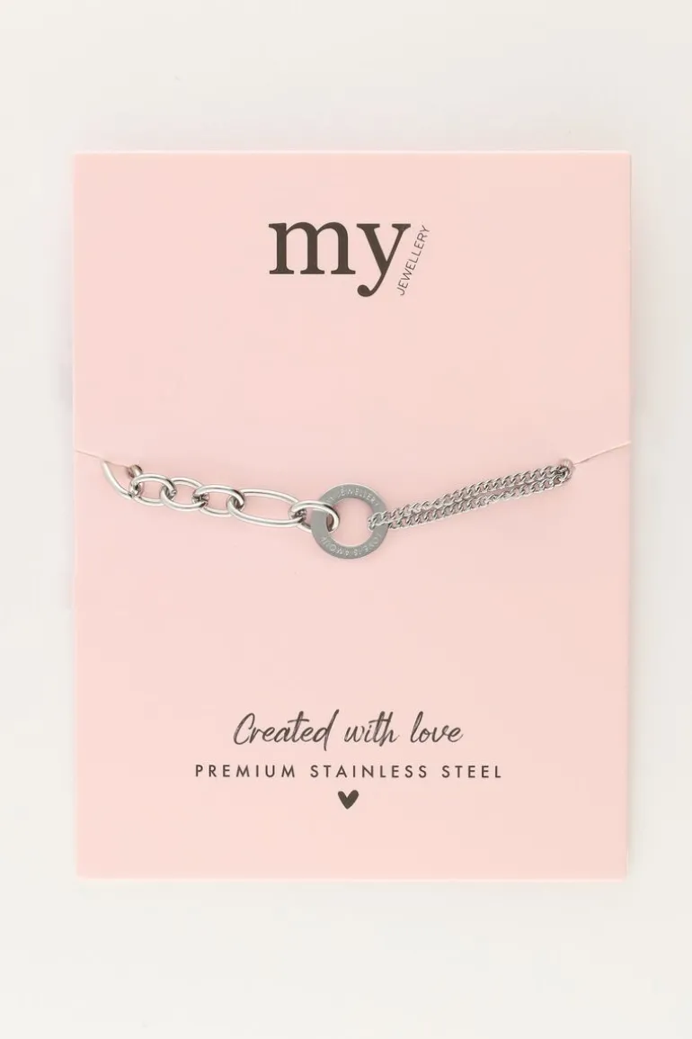 Bracelet Avec Différents Maillons ''Love''