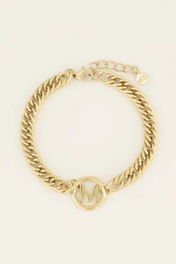 Bracelet Avec Initiales épaisses