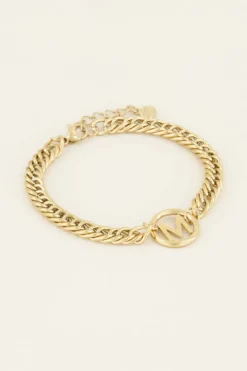 Bracelet Avec Initiales épaisses