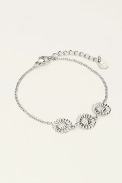 Bracelet Avec Trois Tournesols