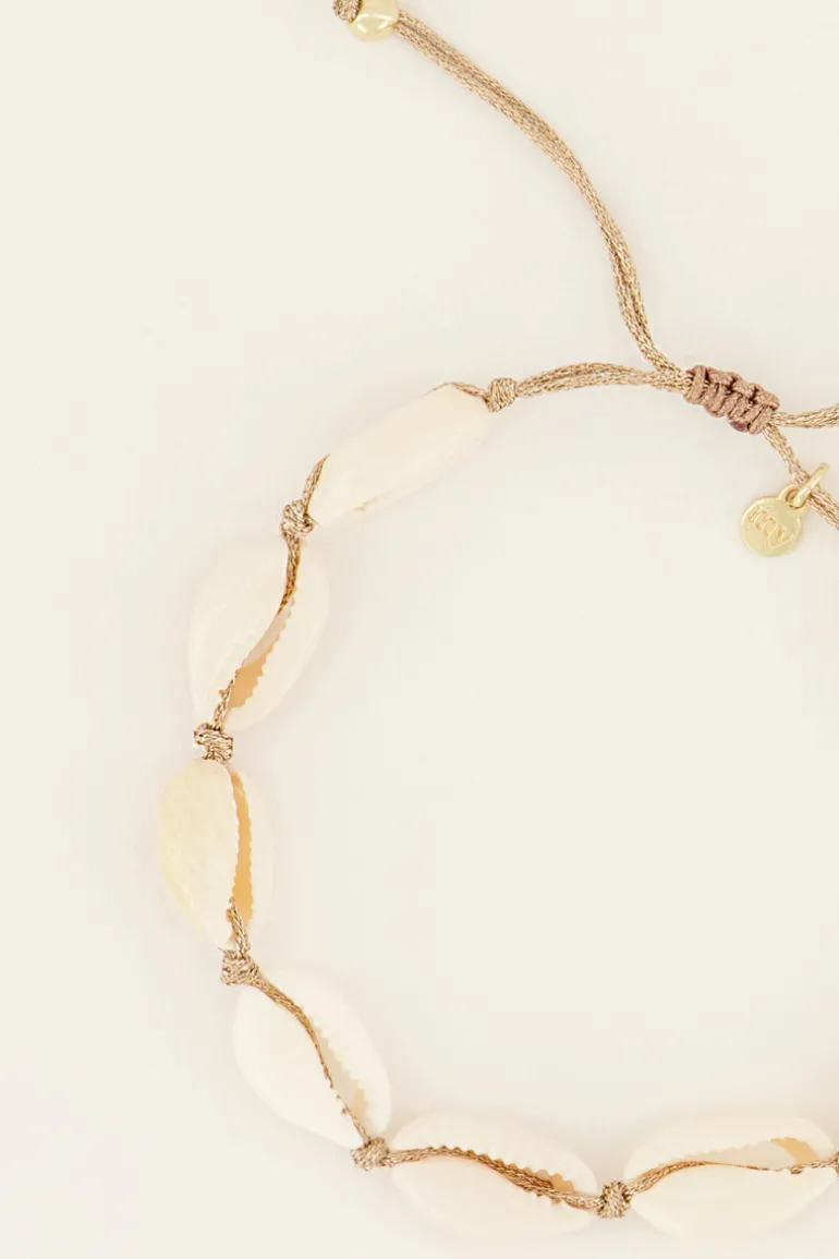 Bracelet/ Bracelet De Cheville En Coquillage Souvenir