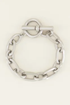 Bracelet Chaîne Avec Fermoir En T