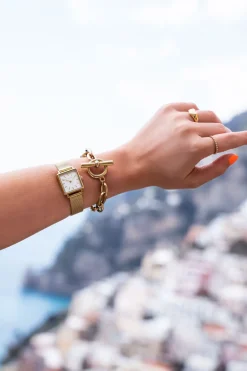 Bracelet Chaîne Avec Fermoir En T