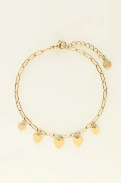 Bracelet Chaîne Petites Coeurs Universe
