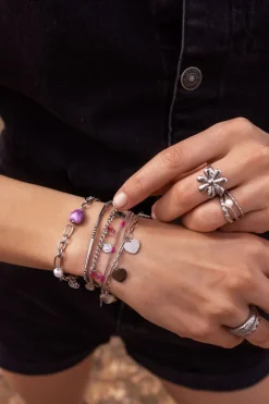 Bracelet Chaîne Petites Coeurs Universe