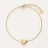 Bracelet Coeur Avec Initiale