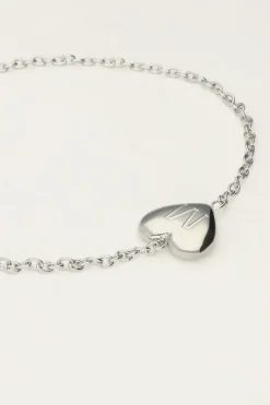 Bracelet Coeur Avec Initiale