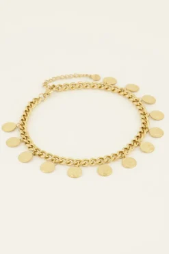 Bracelet De Cheville Chaîne à Grosses Breloques