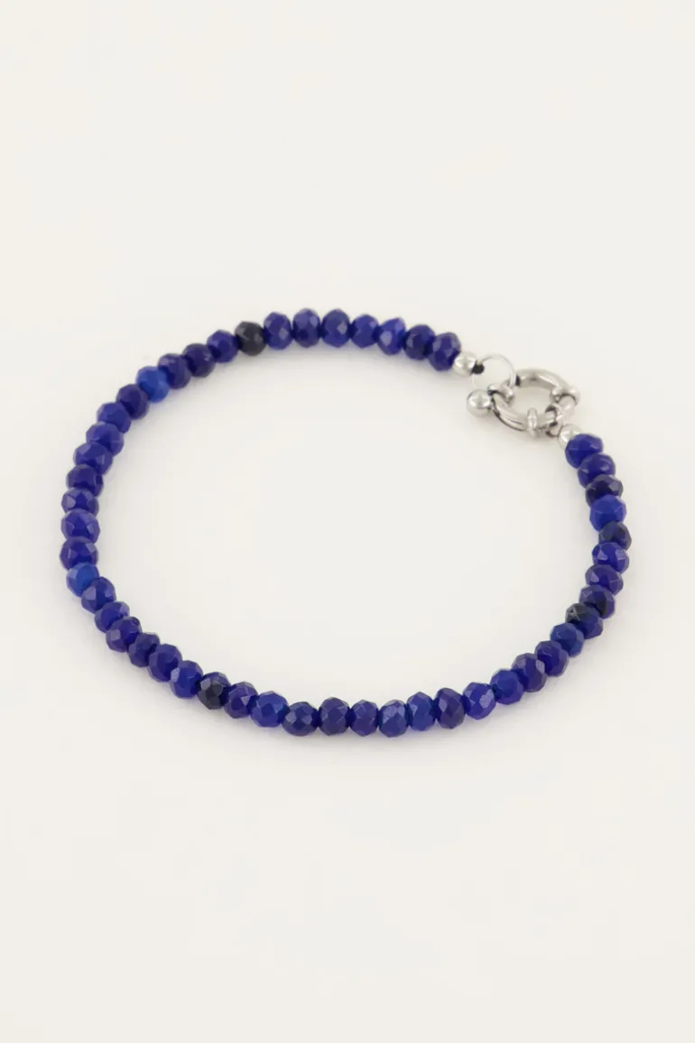 Bracelet De Perles Avec Fermoir Argenté