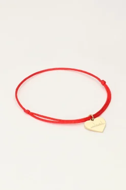 Bracelet En Corde Rouge Berlin