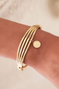 Bracelet Jonc à Médaillon