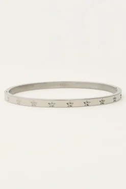 Bracelet Jonc à étoiles Gravées