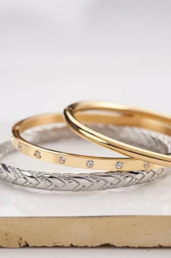 Bracelet Jonc Carré Fin