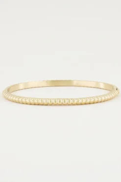 Bracelet Jonc Fin Côtelé