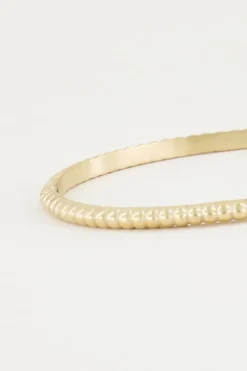 Bracelet Jonc Fin Côtelé