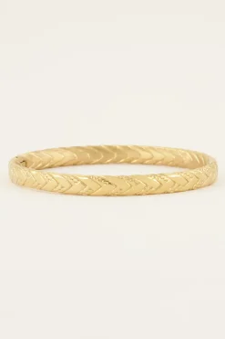 Bracelet Jonc Tressé Minimaliste