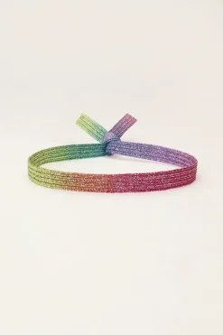 Bracelet élastique D'amour Pailleté Rainbow