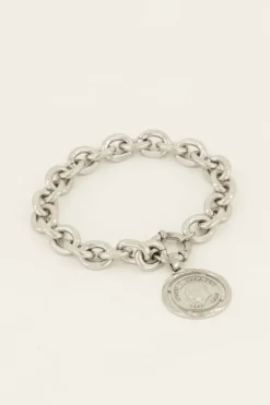 Bracelet Maille Bold Spirit Avec Médaillon