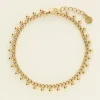 Bracelet Maille Gourmette Avec Billes