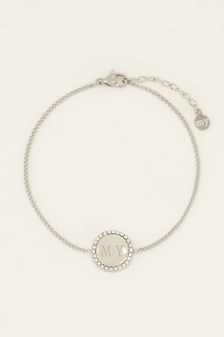 Bracelet Médaillon à Strass Atelier