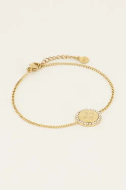 Bracelet Médaillon à Strass Atelier