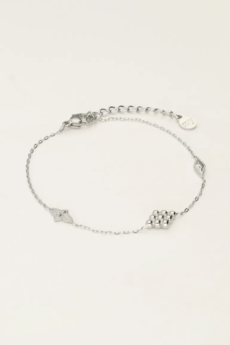 Bracelet Minimaliste à Carreaux