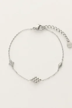 Bracelet Minimaliste à Carreaux