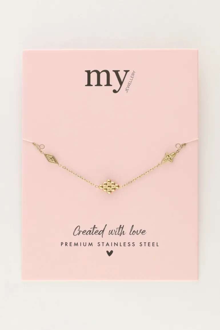 Bracelet Minimaliste à Carreaux