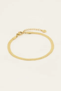 Bracelet Minimaliste à Maillons Plats