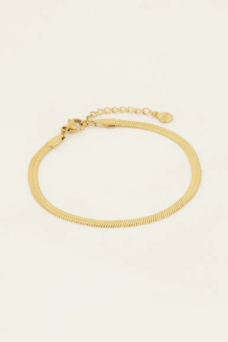 Bracelet Minimaliste à Maillons Plats