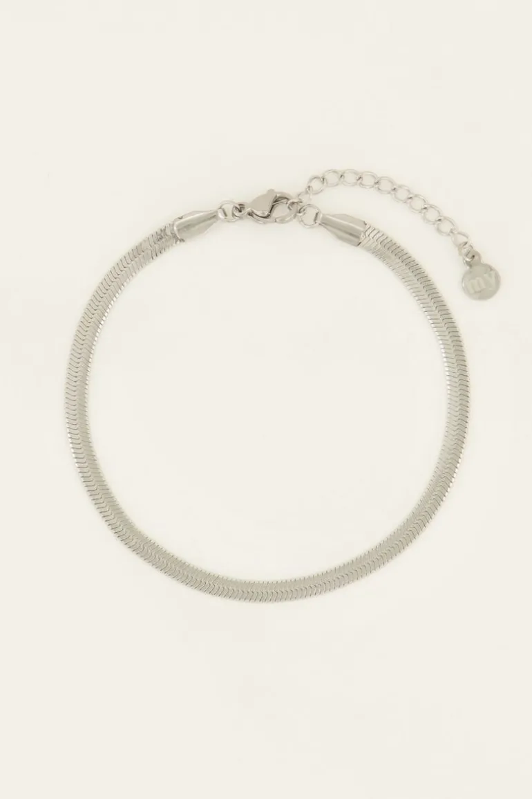 Bracelet Minimaliste à Maillons Plats