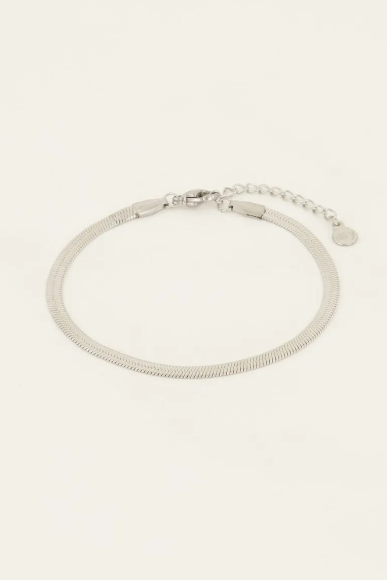 Bracelet Minimaliste à Maillons Plats