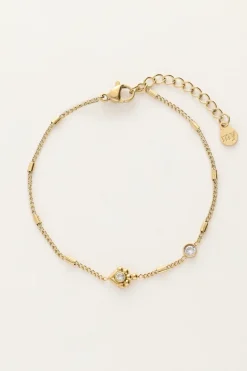 Bracelet Minimaliste Avec Tubes Et Strass
