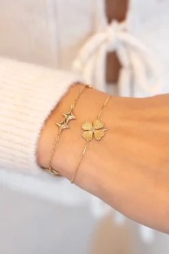 Bracelet Minimaliste Avec étoiles Polaires