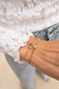 Bracelet Minimaliste Avec étoile Et Strass