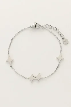 Bracelet Minimaliste Avec étoiles Polaires