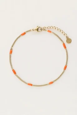 Bracelet Minimaliste Océan Orange