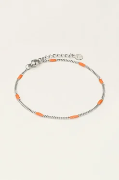 Bracelet Minimaliste Océan Orange