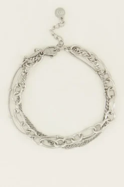 Bracelet 3 rangs Avec Billes