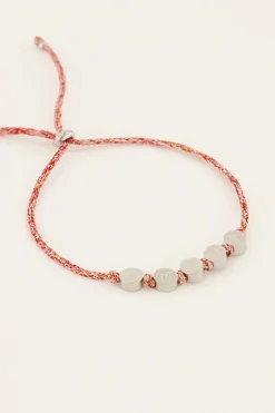 Bracelet Souvenir Rouge à Charms Amour
