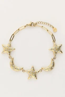 Bracelet Starry Avec Lunes Et étoiles