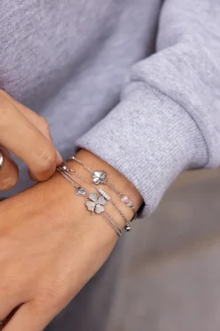 Bracelet Starry Avec Trèfle Et Strass