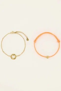 Bracelets Duo Mère-enfant Orange