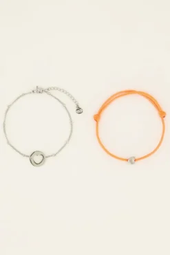 Bracelets Duo Mère-enfant Orange