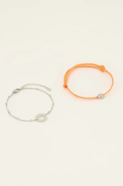 Bracelets Duo Mère-enfant Orange