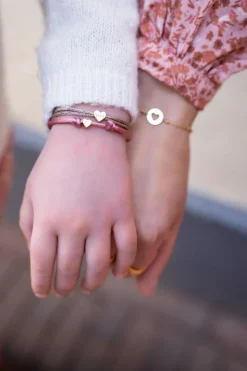 Bracelets Duo Mère-fille Rose