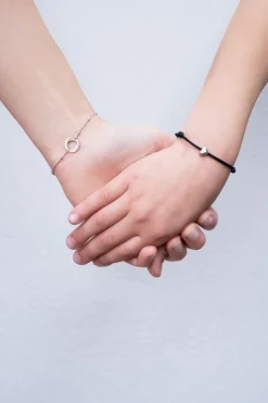 Bracelets Mère-Fils Noirs